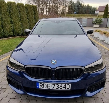 BMW Seria 5 cena 165000 przebieg: 140000, rok produkcji 2017 z Krzeszowice małe 781